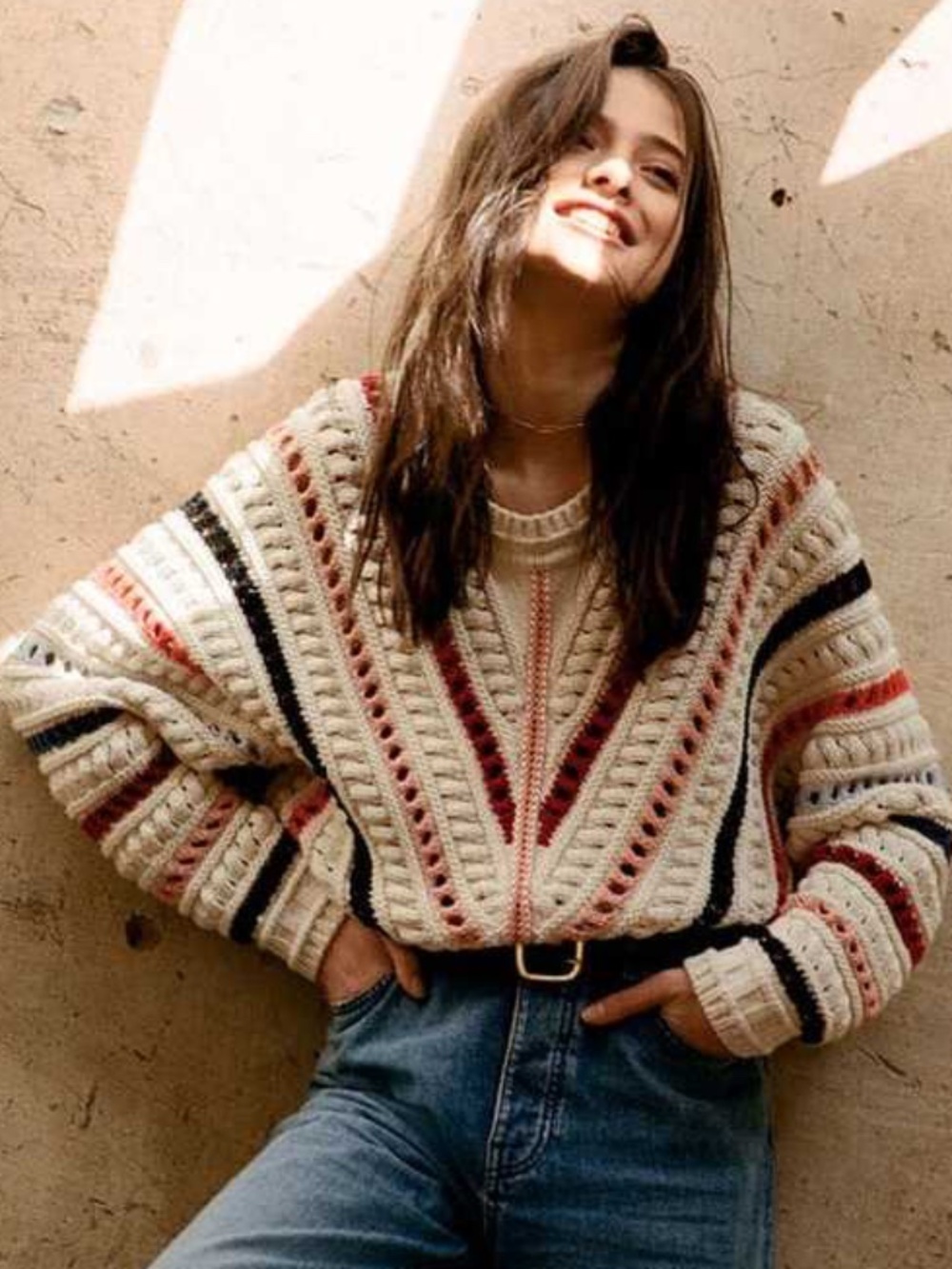 ba&sh Gardy Sweater - Ecru